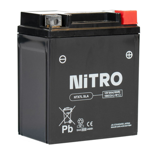 Motorrad batterie ytx7l sla - batterie,